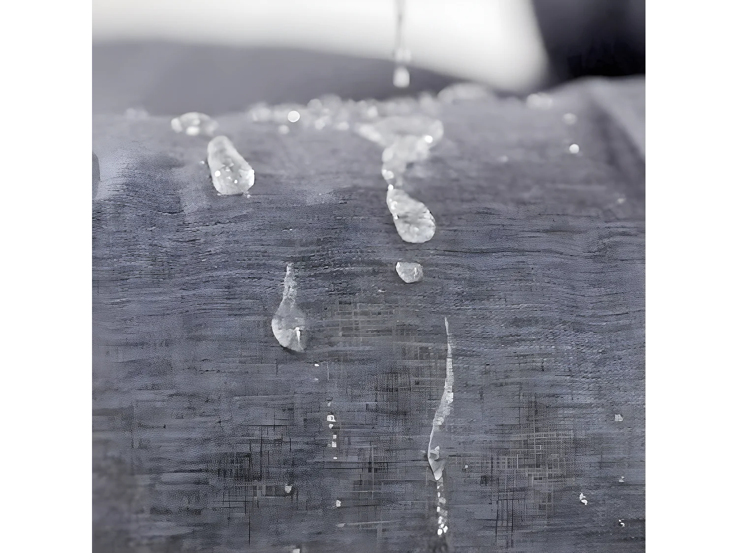 Cuscino per pallet in poliestere 120x60 cm grigio