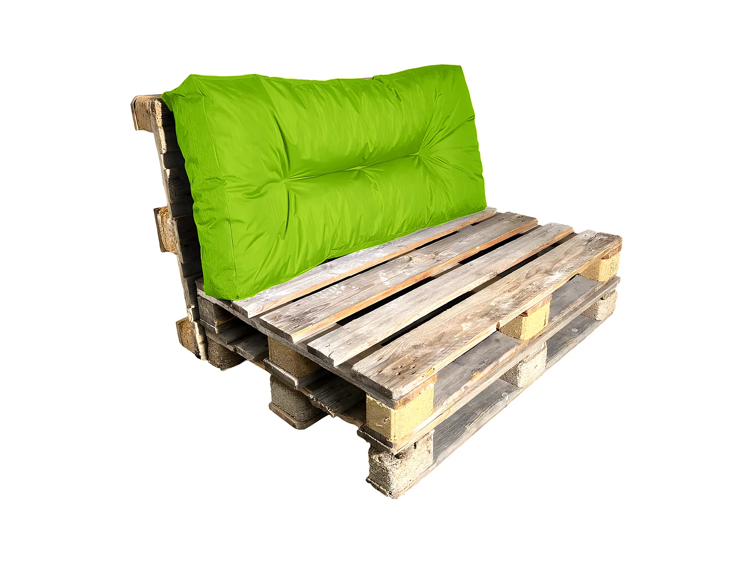 Coussin Palette en polyester 120x60 cm Vert