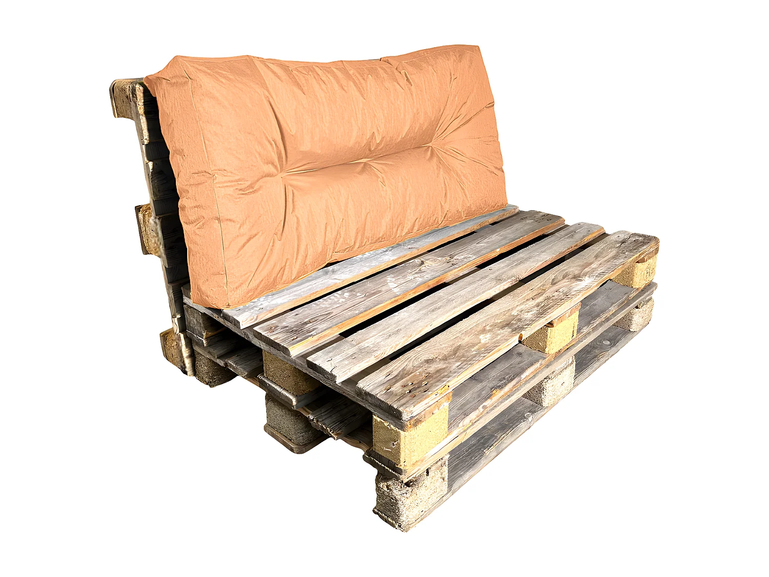 Cuscino per pallet in poliestere 120x60 cm arancione