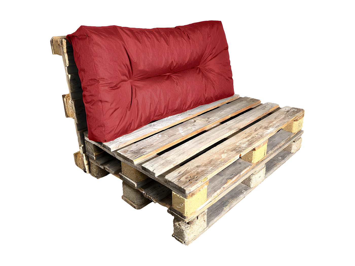 Rode Pallet kussenset polyester 120x60 cm