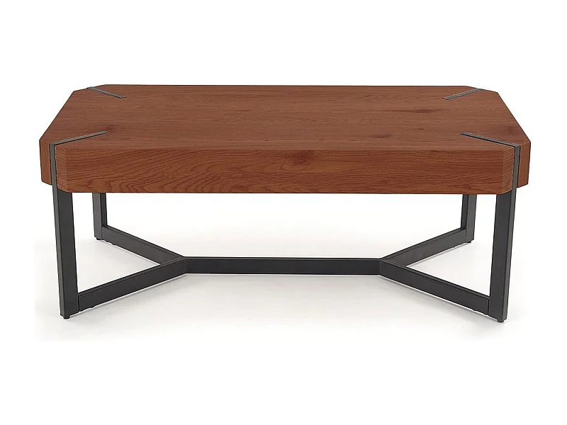 Mesa de centro Orchid 110 x 60 cm con tablero color nogal