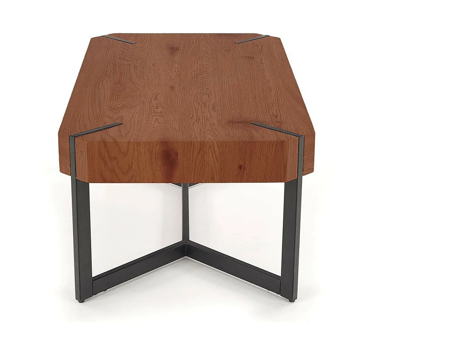 Table basse 110 x 60 cm avec plateau couleur noyer Orchid