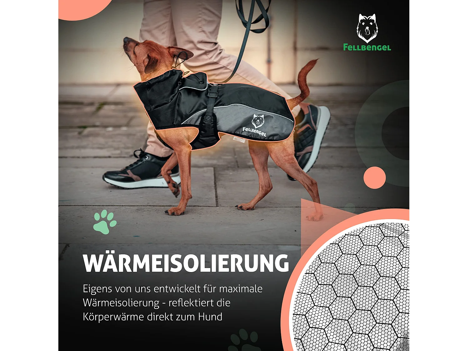 Fellbengel Hundemantel für kleine und große Hunde