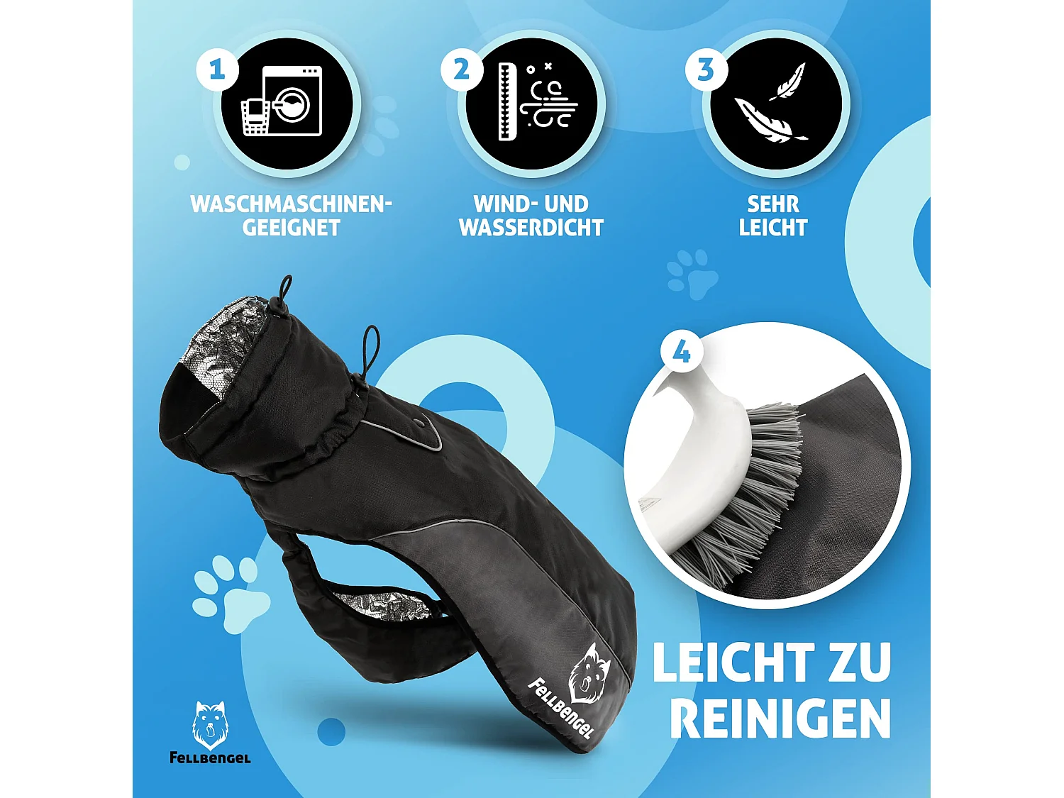 Fellbengel Hundemantel für kleine und große Hunde