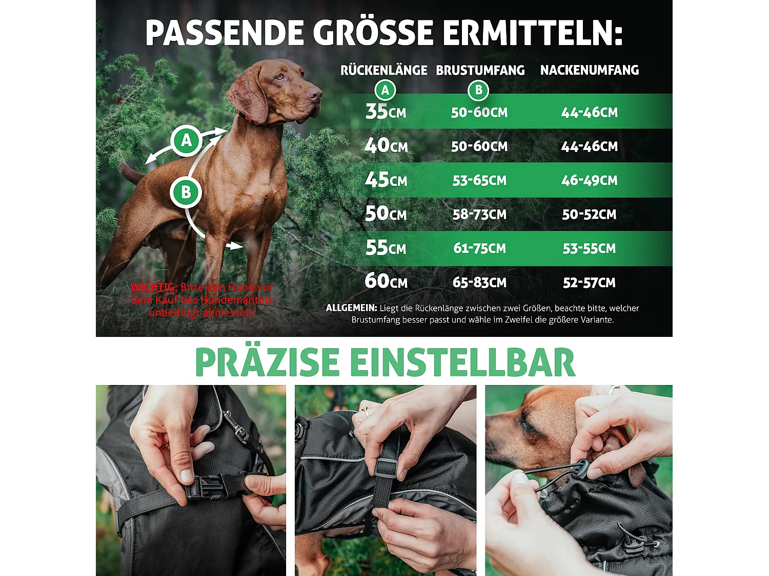 Fellbengel Hundemantel für kleine und große Hunde