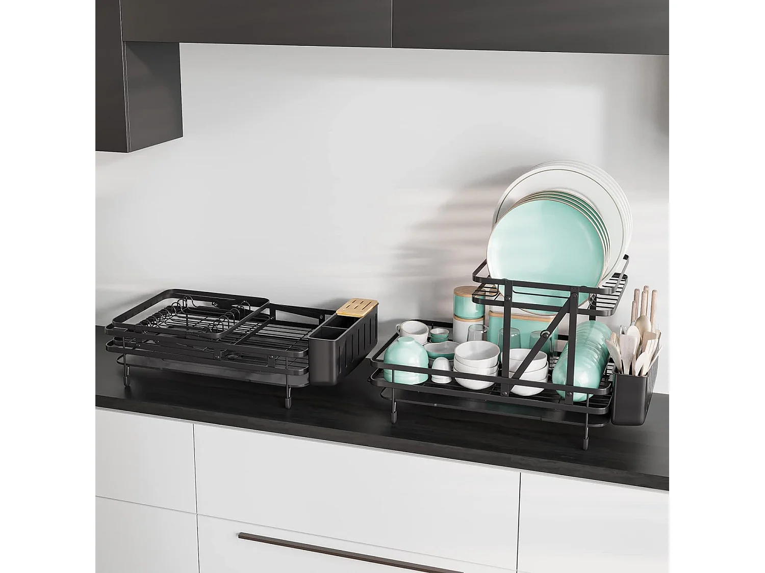 Abtropfgestell 2-stöckig, Geschirrkorb