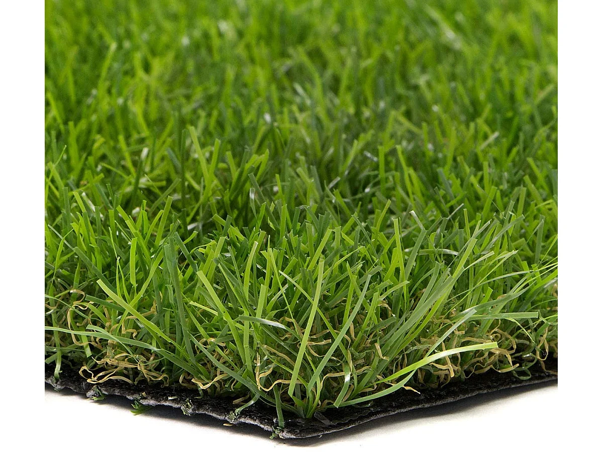 Tapis de gazon synthétique, faux gazon artificiel, 25 MM, 2x5 MT, 48708