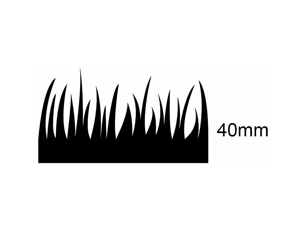 Tapis de gazon artificiel en gazon synthétique, 40 MM, 1x10 MT, 48712