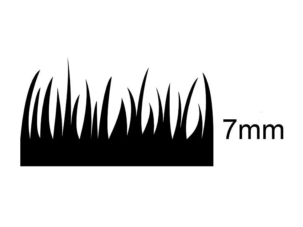 Tapis de pelouse synthétique, fausse herbe artificielle, 7 MM, 1x25 MT, 48689