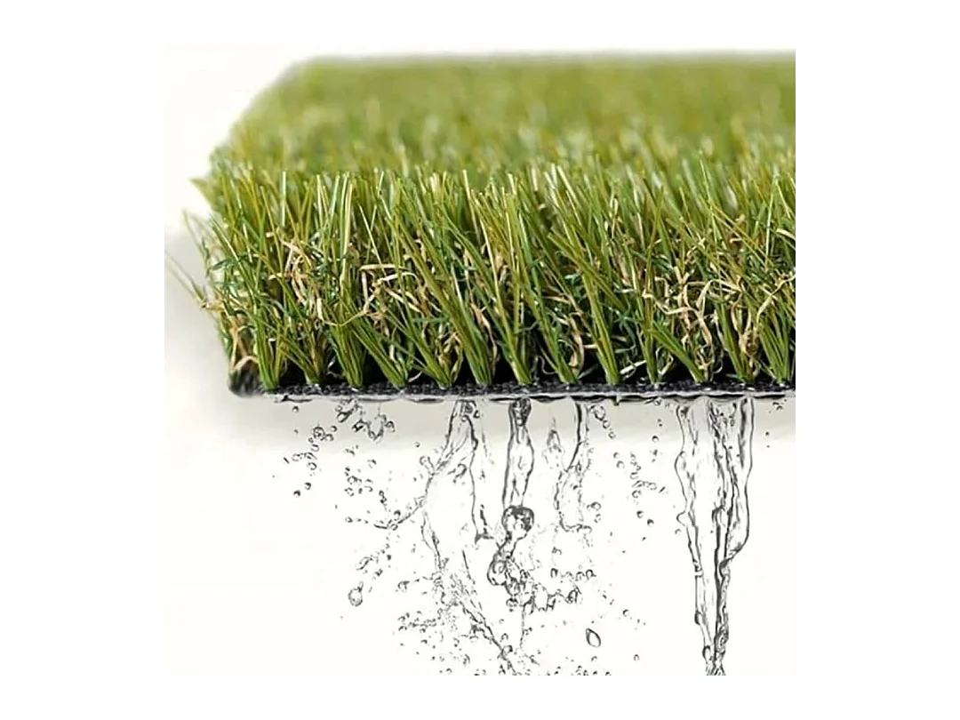 Tapis de pelouse synthétique, fausse herbe artificielle, 25 MM, 2x25 MT, 84823