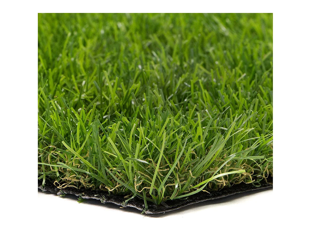 Tapis de pelouse synthétique, fausse herbe artificielle, 25 MM, 2x25 MT, 84823