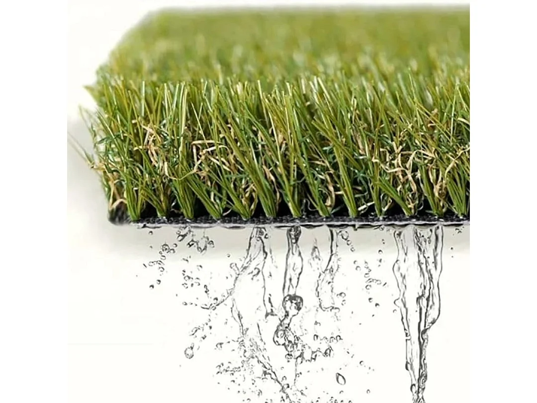 Tapis de pelouse synthétique, fausse herbe artificielle, 25 MM, 2x25 MT, 84823