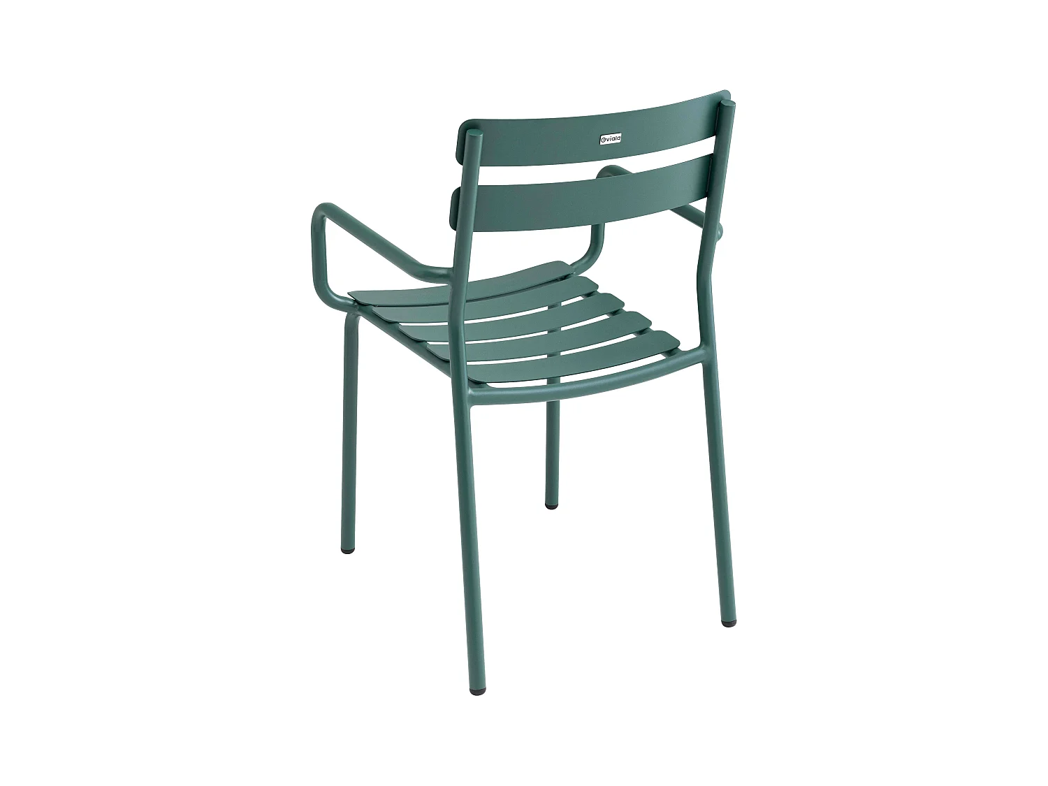 Klaptafel 60 x 60 cm en 2 donkergroene stoelen