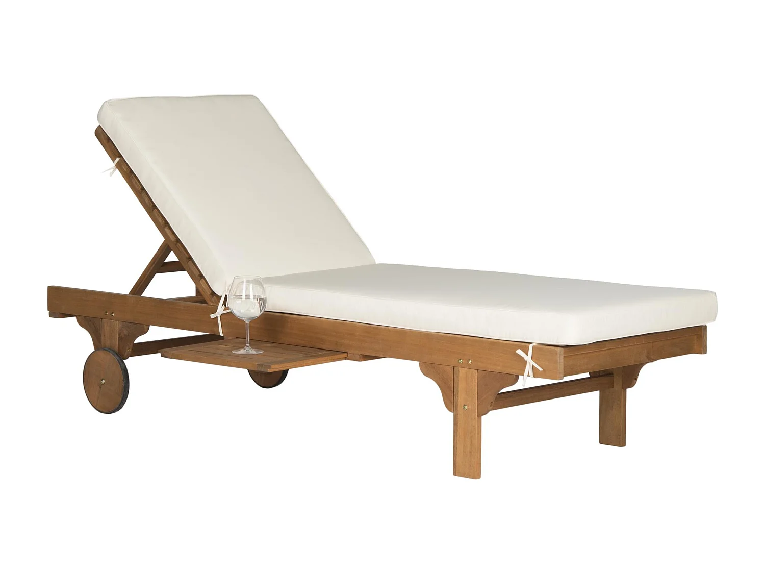 Chaise longue d'extérieur Naturel 70 x 200 x 35 cm - Newport