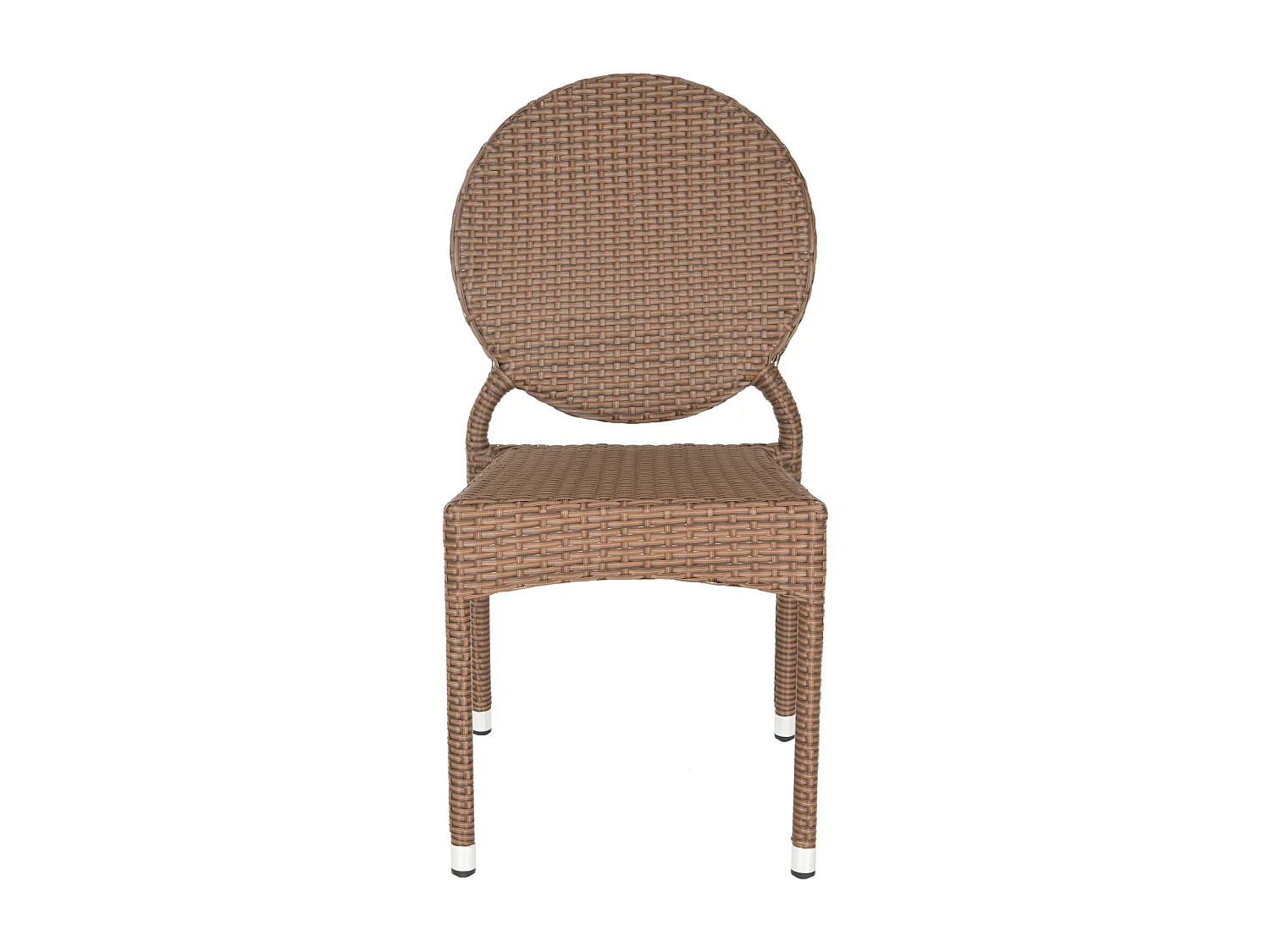 Lot de 2 Chaise de salle à manger d'extérieur Marron 56 X 43 X 87.88 cm - Erlene