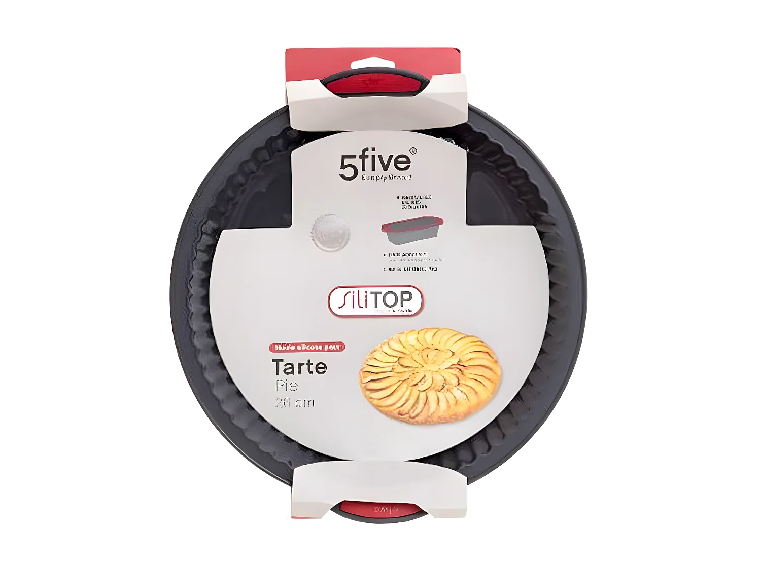 Moule à Tarte en Silicone "Silitop" 28cm Gris