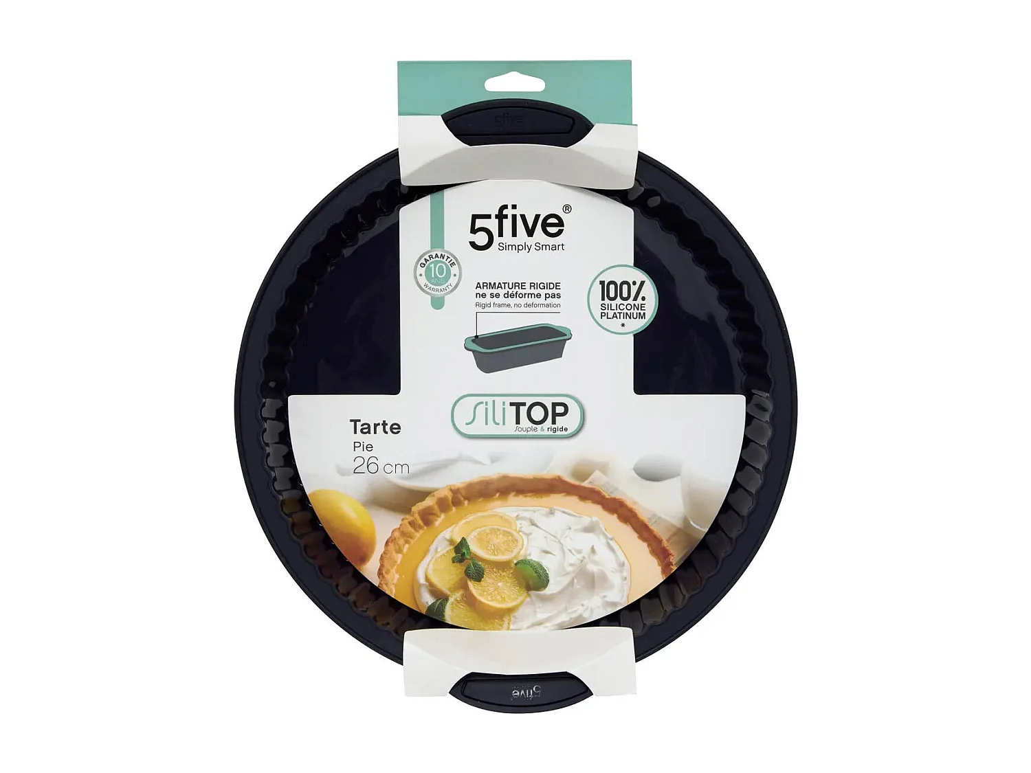 Moule à Tarte en Silicone "Silitop" 28cm Gris