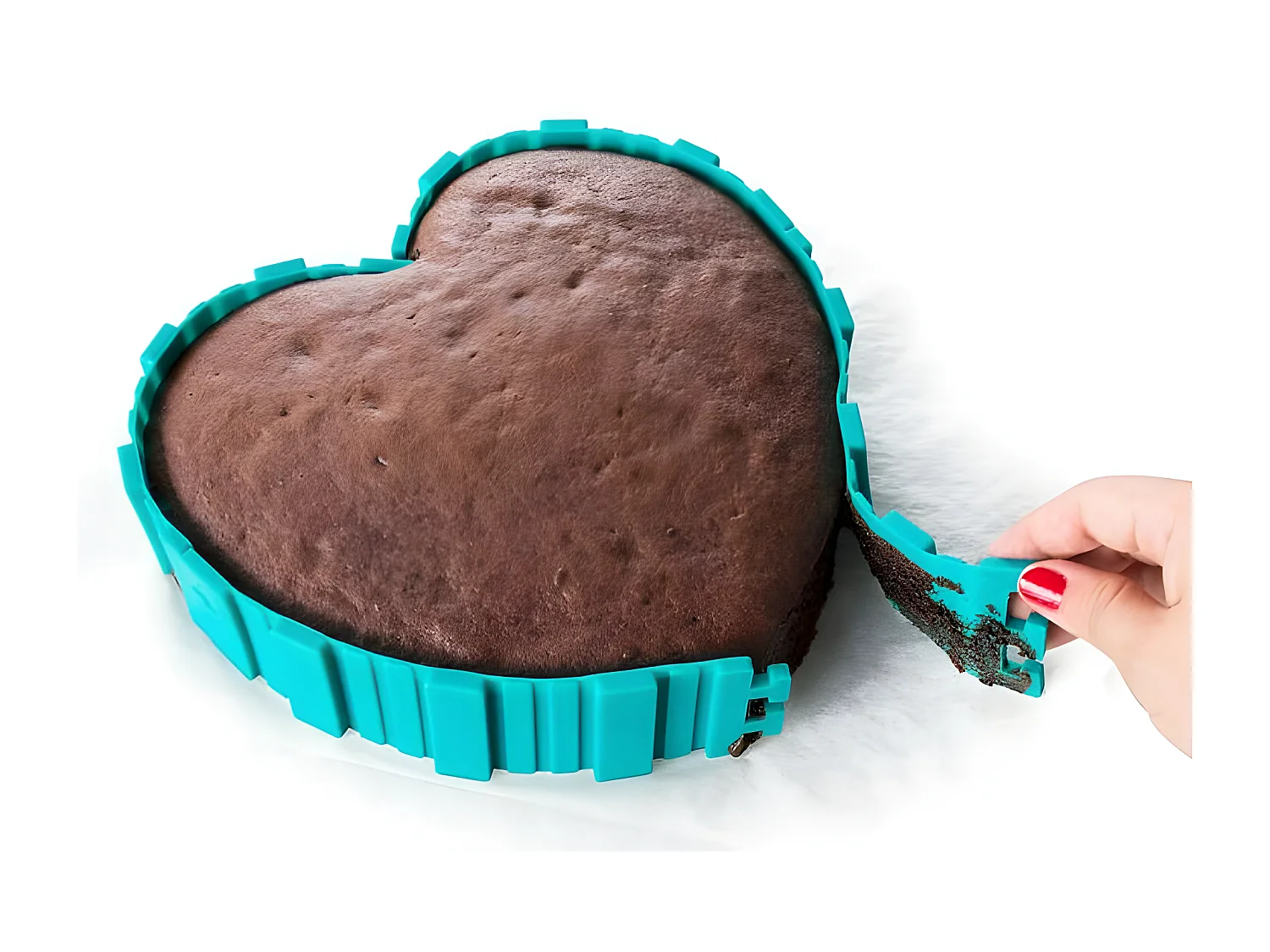 Moule à Gâteaux en Silicone "Amovible" 19cm Bleu