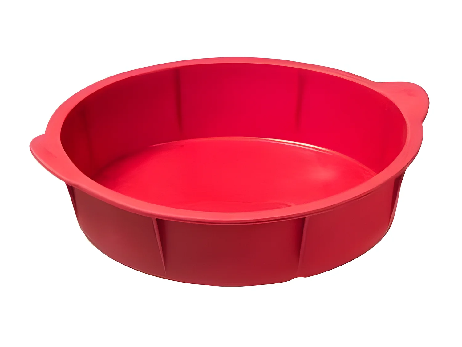 Moule à Manqué en Silicone "Patissier" 23cm Rouge