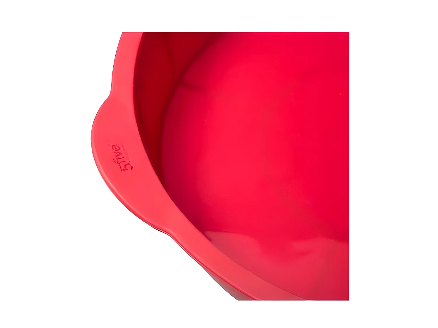 Moule à Manqué en Silicone "Patissier" 23cm Rouge