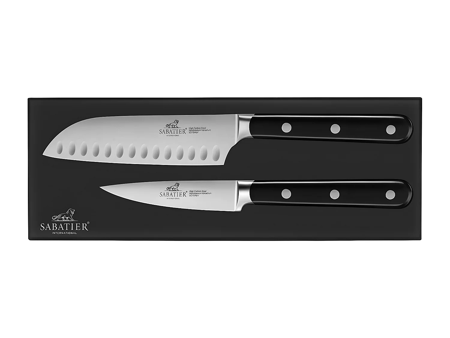 Lion Sabatier Coffret préparer office 9cm + mini santoku 12cm - 764180