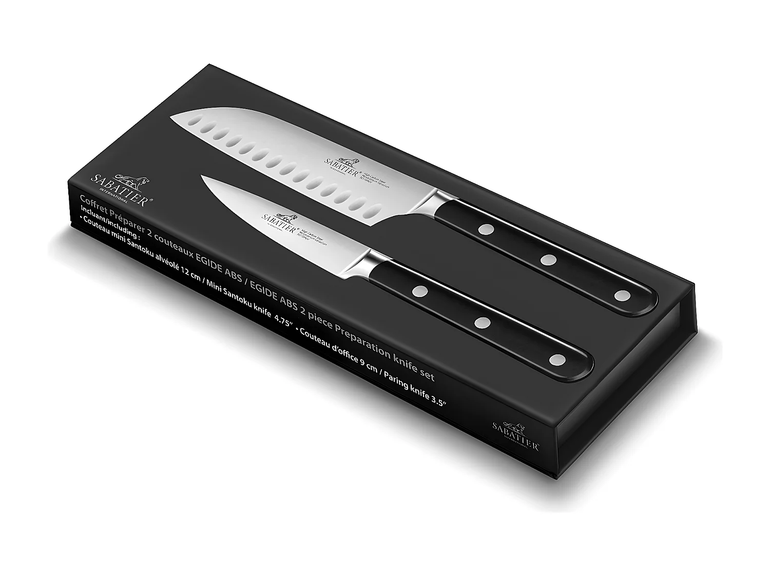 Lion Sabatier Coffret préparer office 9cm + mini santoku 12cm - 764180