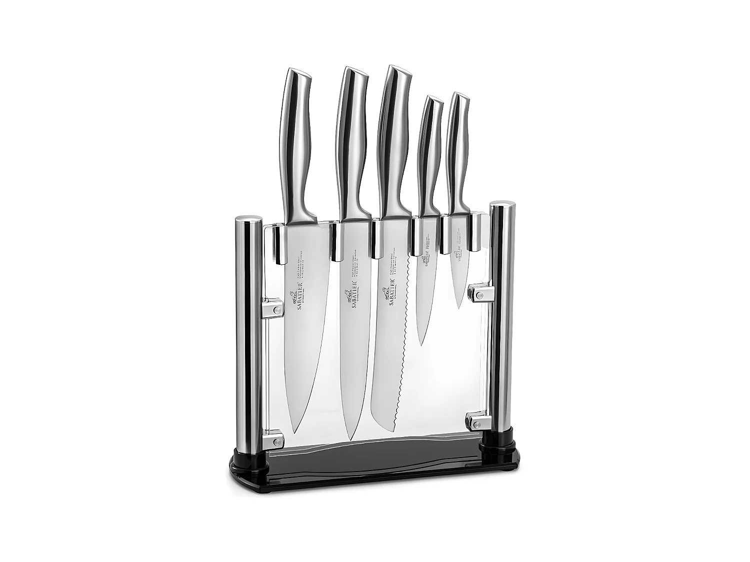 Lion Sabatier Bloc de 5 couteaux inox - 669582