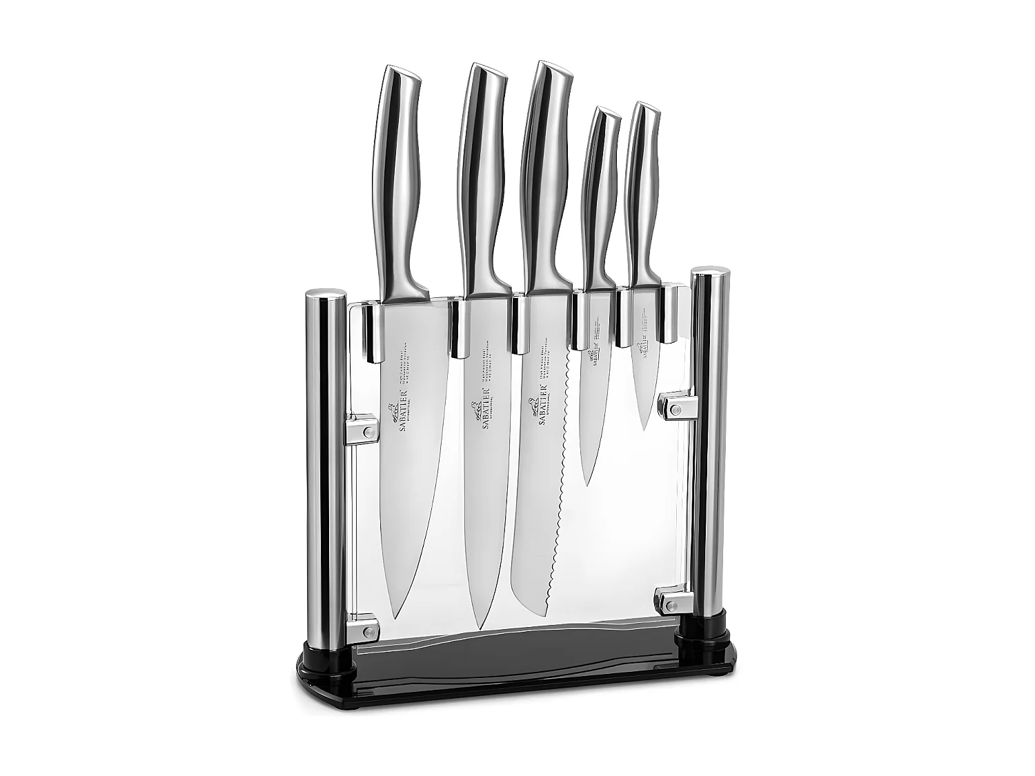 Lion Sabatier Bloc de 5 couteaux inox - 669582