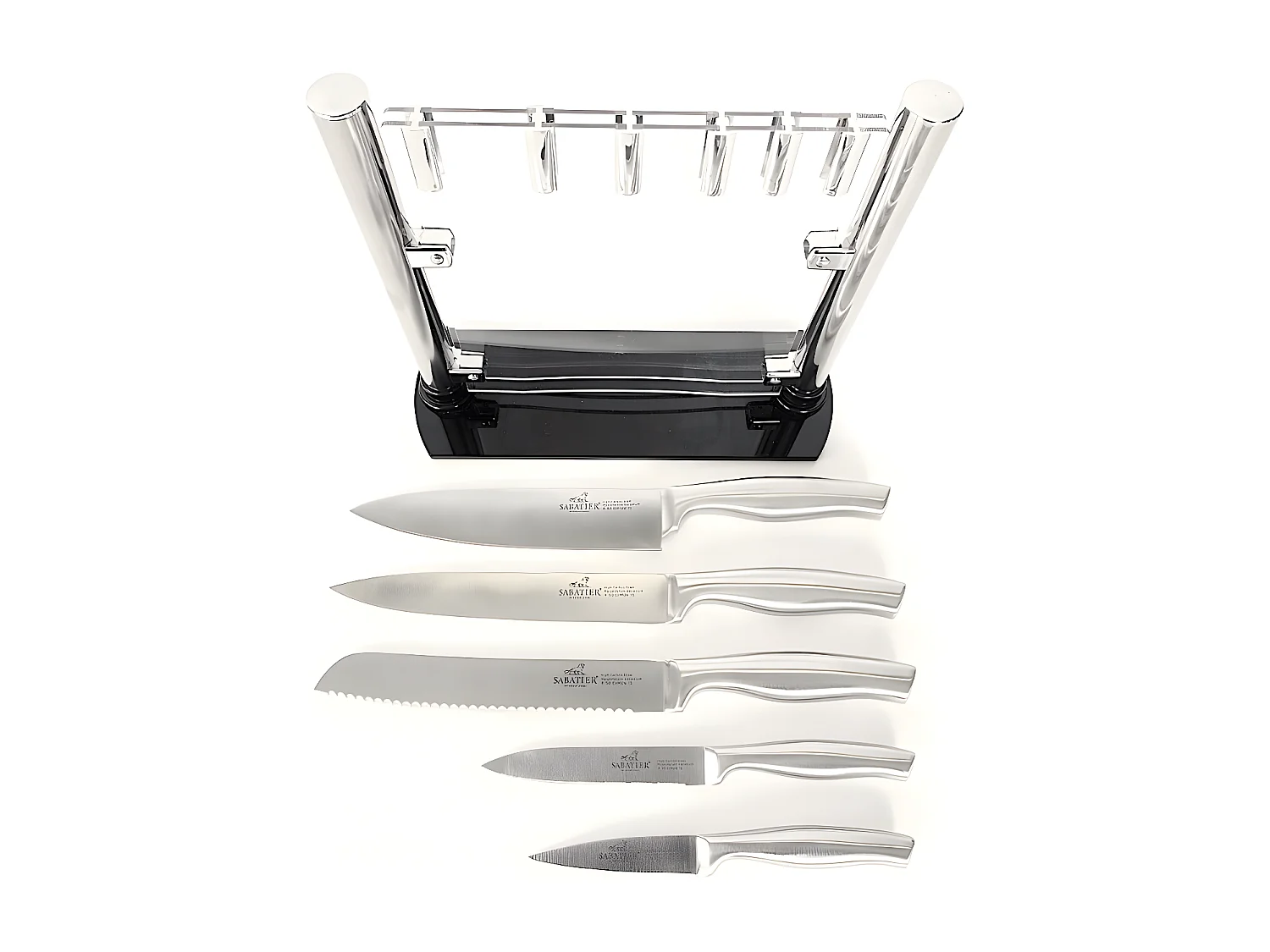 Lion Sabatier Bloc de 5 couteaux inox - 669582