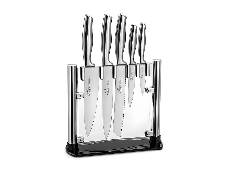 Lion Sabatier Bloc de 5 couteaux inox - 669582