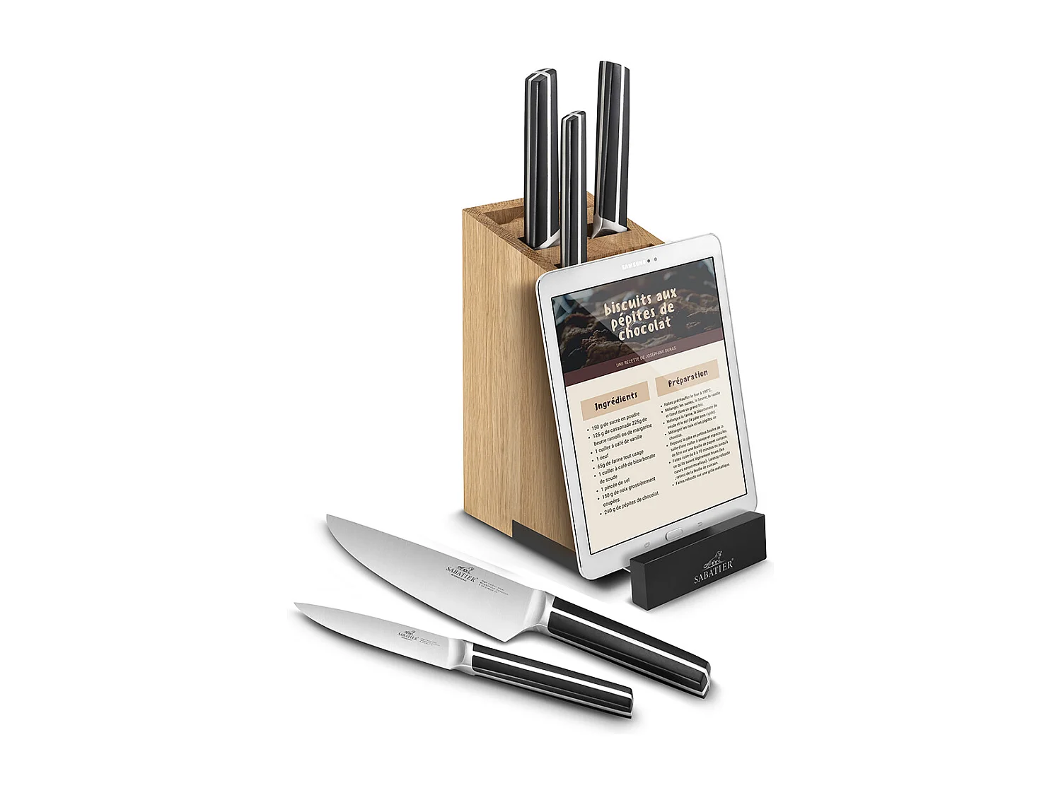 Lion Sabatier Bloc avec support tablette + 5 couteaux chiron - 666280