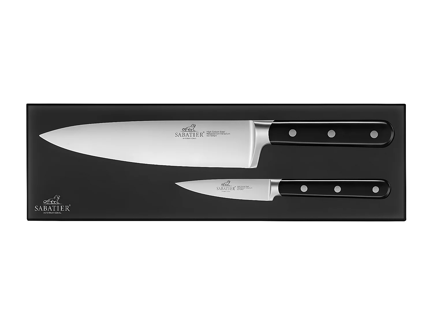 Lion Sabatier Coffret cuisine 2 couteaux egide abs (office 9 cm + cuisine 20 cm) - 764280