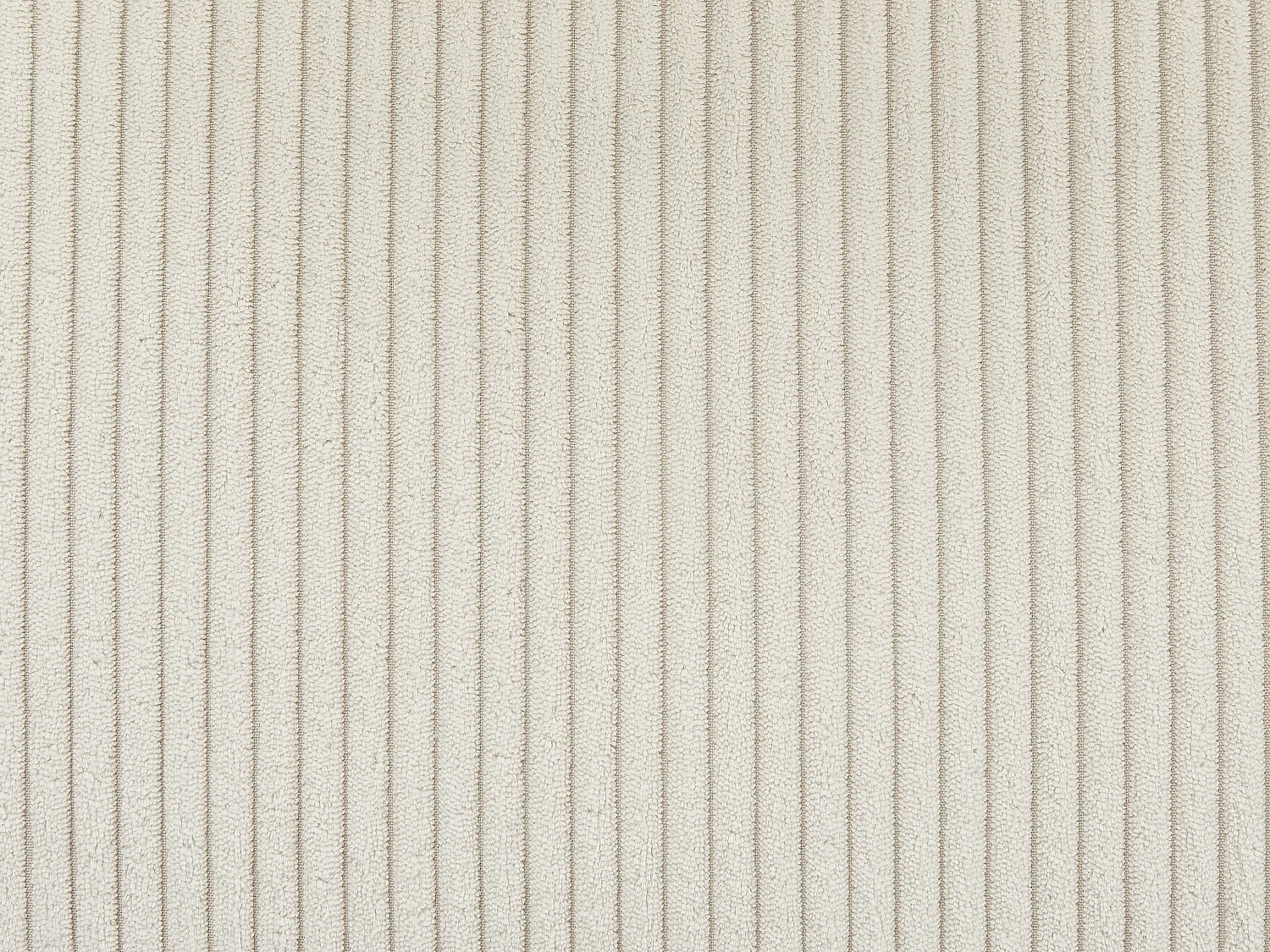 Pufe em veludo canelado bege - SPERONE de Pascal Morabito