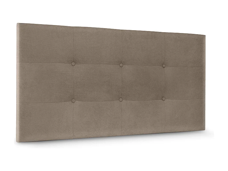 DHOME Aqualine Kopfteil aus getuftetem Stoff, 90 x 60 cm, für 80/90 Betten – Tierra