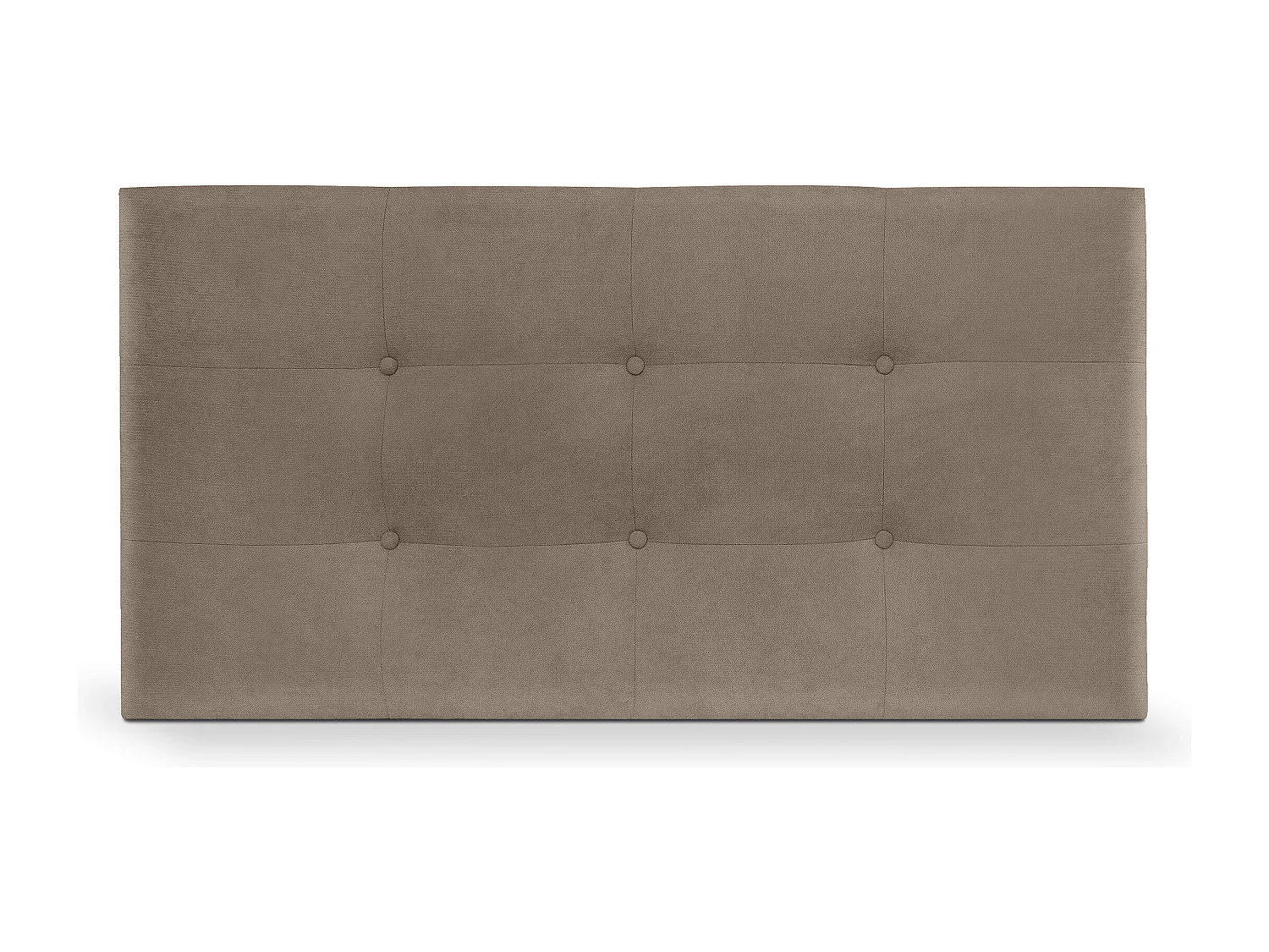 DHOME Aqualine Kopfteil aus getuftetem Stoff, 90 x 60 cm, für 80/90 Betten – Tierra