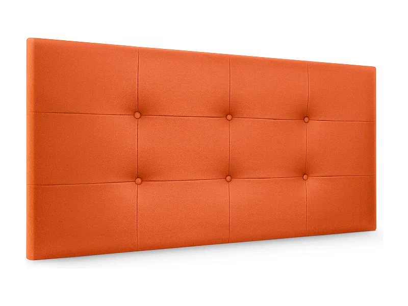 DHOME getuftetes Kunstleder-Kopfteil 90 x 60 cm für 80/90 Betten – Orange