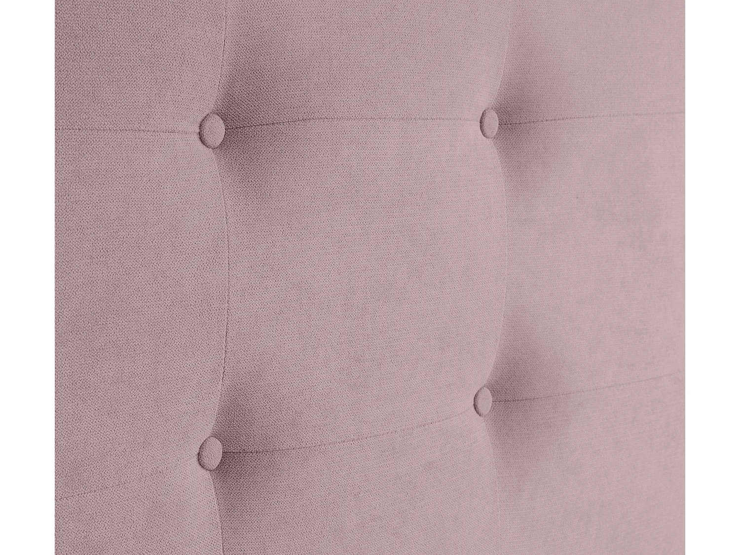 DHOME Aqualine getuftetes Stoffkopfteil 90 x 115 cm mit Bettbeinen 80/90 – Lachs