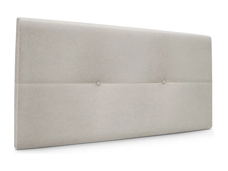 DHOME Aqualine Kopfteil aus Stoff mit Knöpfen 105x50cm Betten 105 - Beige