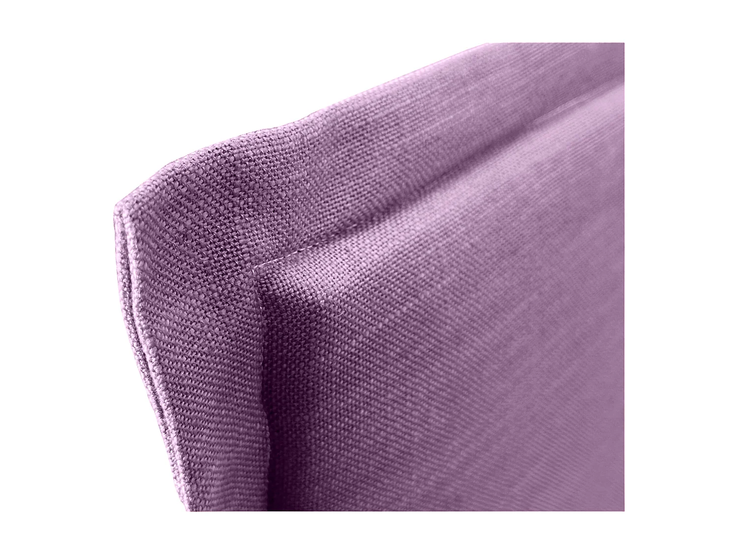 DHOME Tête de lit en lin naturel uni avec passepoils 135x50cm Lits 120/135 - Rose Pâle