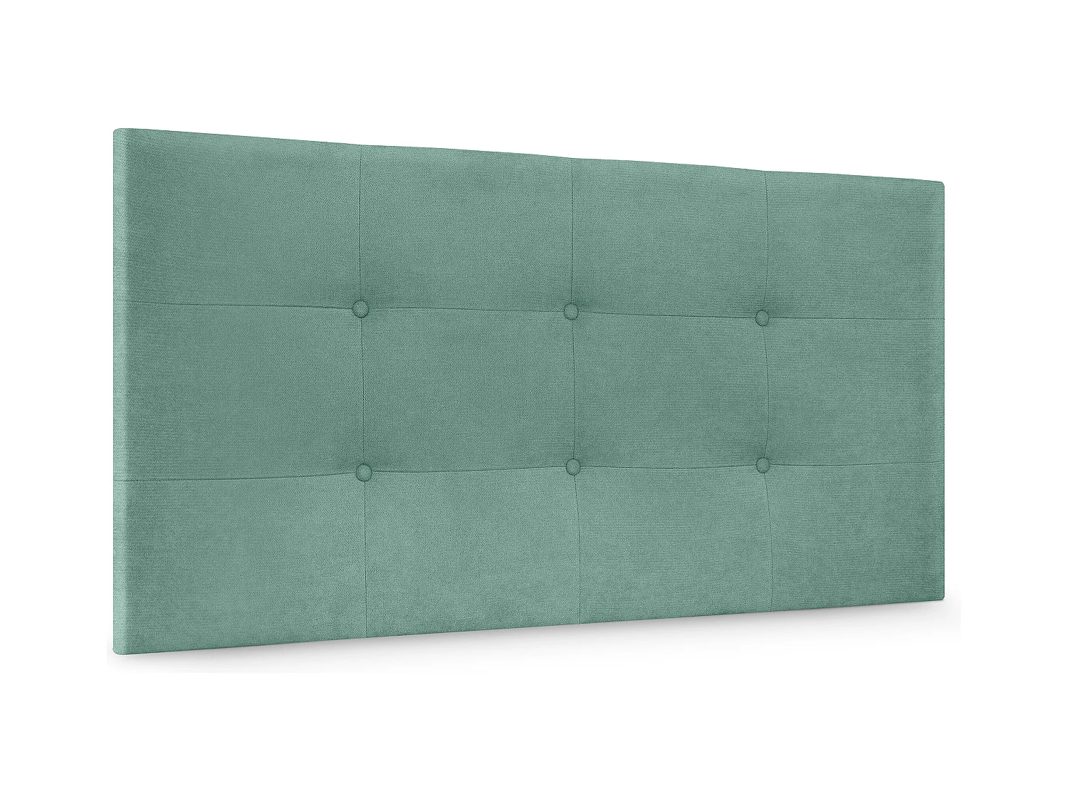 DHOME Tête de lit en tissu Aqualine Capitoné 90x60cm Lits 80/90 - Vert d'eau