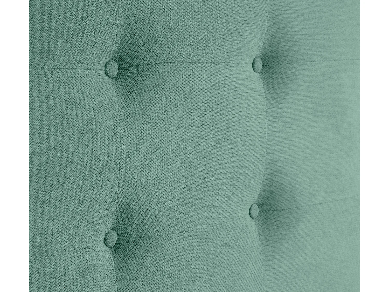 DHOME Testiera capitonné Aqualine in tessuto 90x60 cm per letti 80/90 - Verde acqua