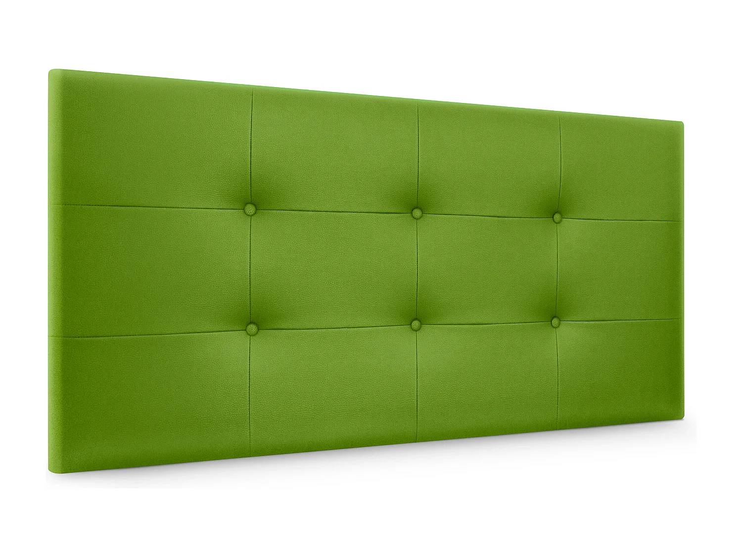 DHOME Testiera capitonnè in ecopelle 95x60 cm Letti 90 - Verde
