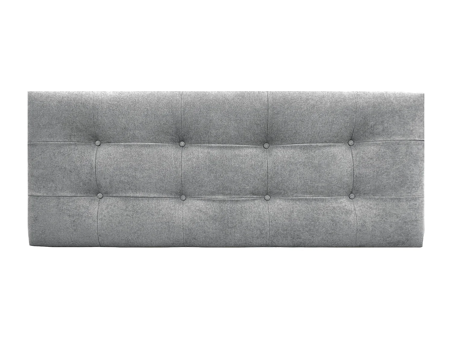 DHOME Tête de lit en tissu Aqualine Capitoné 160x60cm Lits 150/160 - Gris