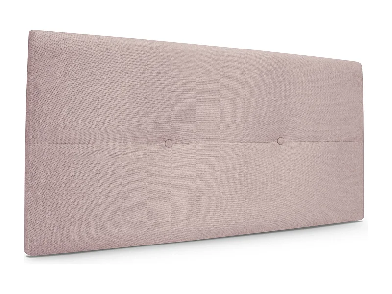 DHOME Aqualine Kopfteil aus Stoff mit Knöpfen 95x50cm Betten 90 - Lachs