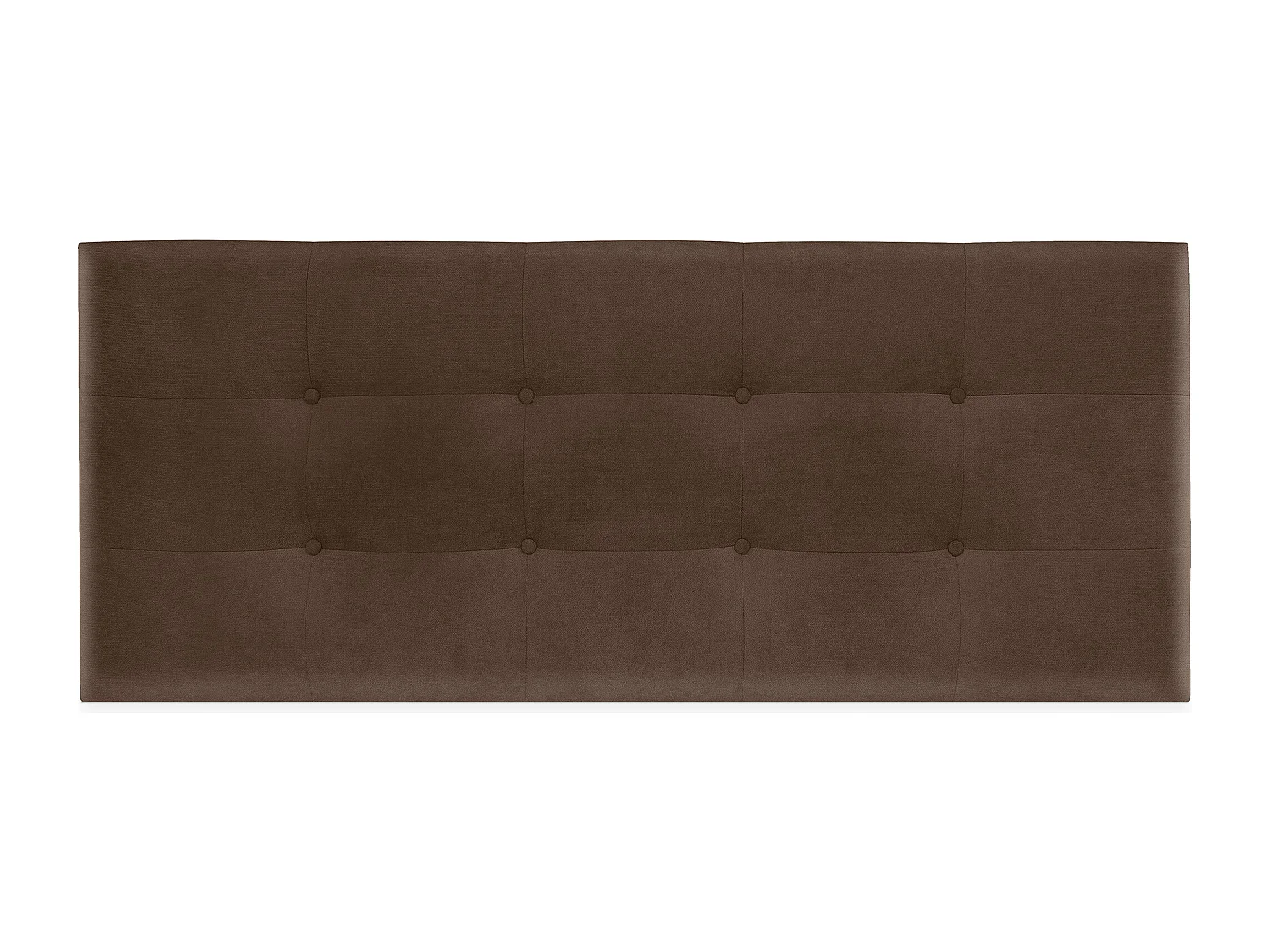 DHOME Aqualine Kopfteil aus getuftetem Stoff, 160 x 60 cm, Betten 150/160 – Braun