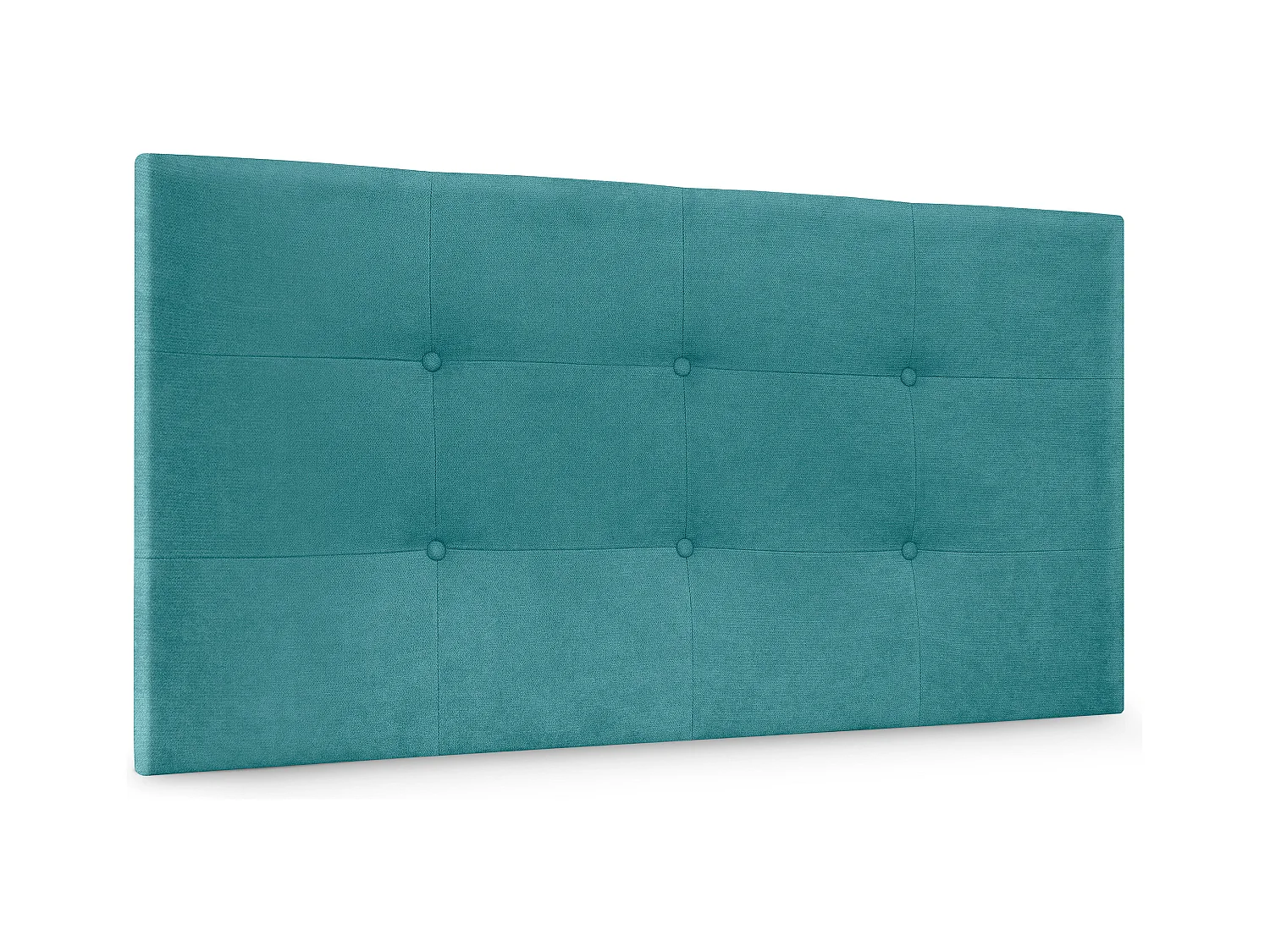 DHOME Tête de lit en tissu Aqualine Capitoné 90x60cm Lits 80/90 - Turquoise