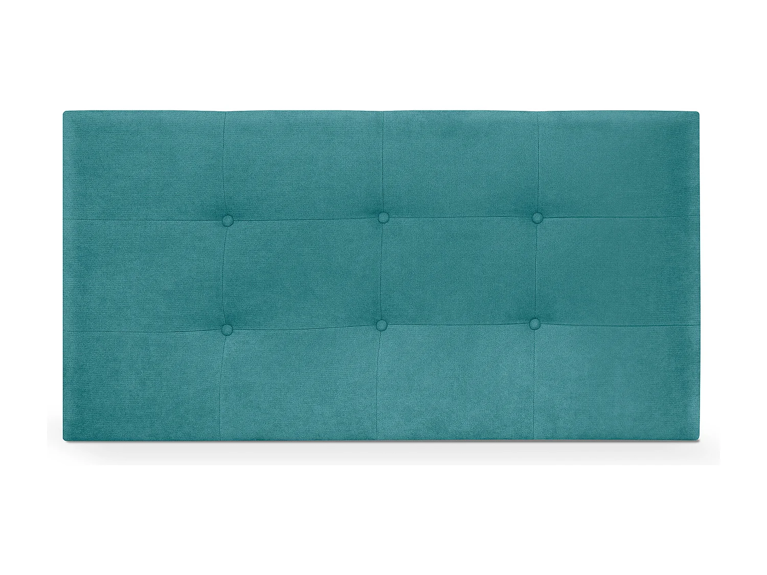 DHOME Testiera capitonnè in tessuto Aqualine 90x60 cm per letti 80/90 - Turchese