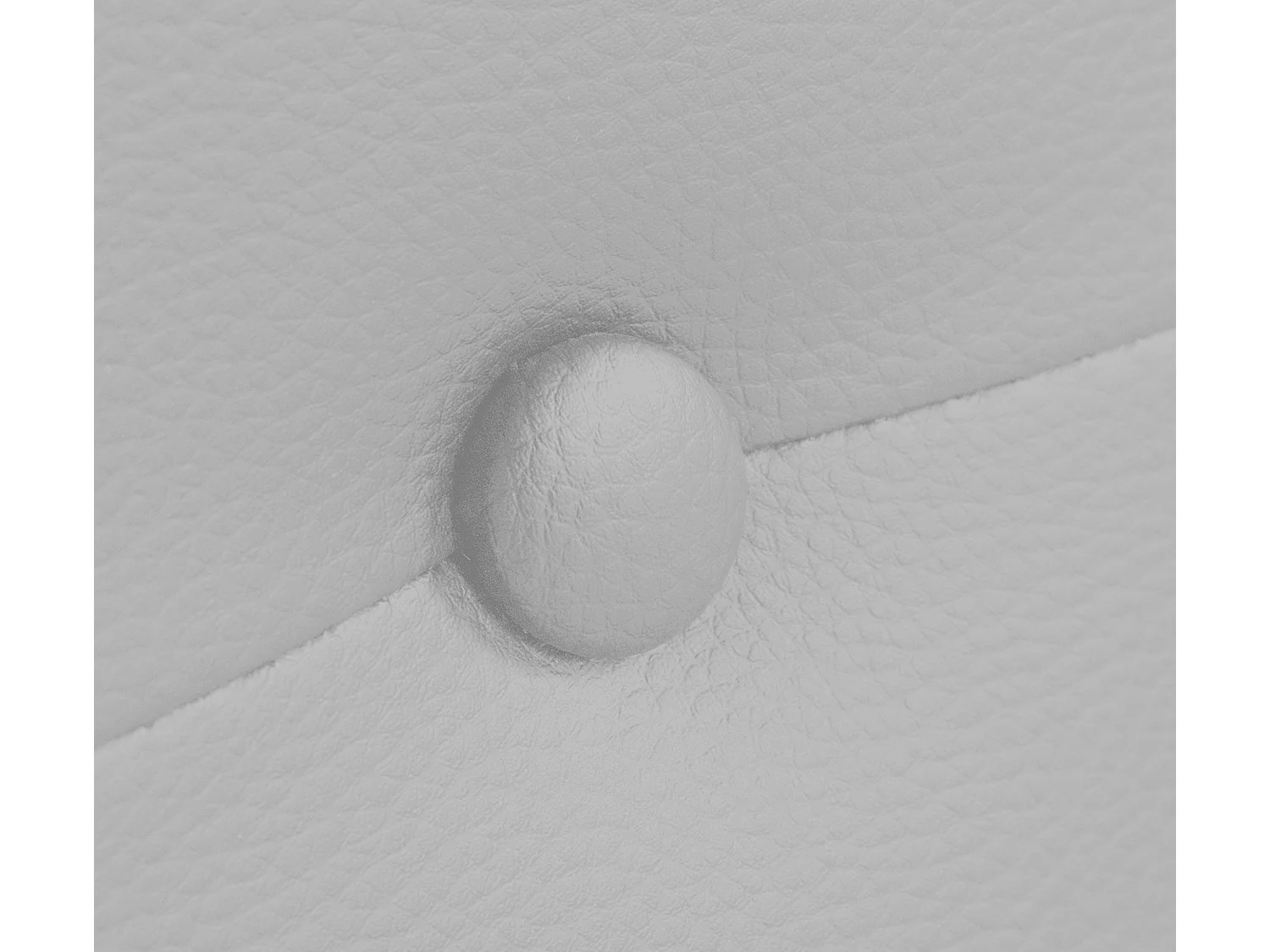 DHOME Tête de lit similicuir avec Boutons 160x105cm avec pieds Lits 150/160 - Gris clair