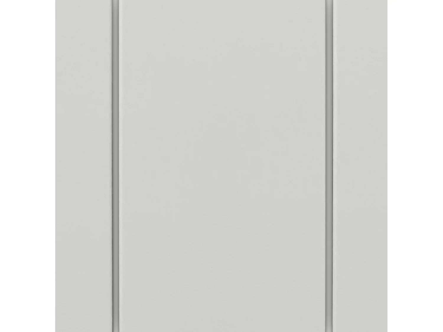 DHOME Tête de lit en bois recyclé MDF Vertical Pallet Style 90x46 Lits 80/90 - Uni Blanc