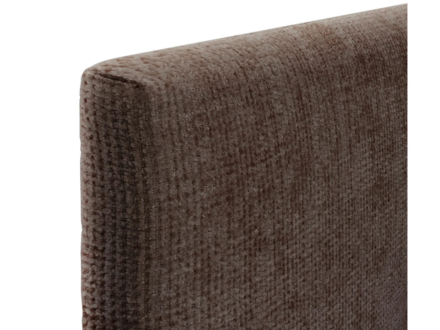 DHOME Kopfteil aus Naturwolle mit Knöpfen 105x105cm Mit Beinen Betten 105 - Braun